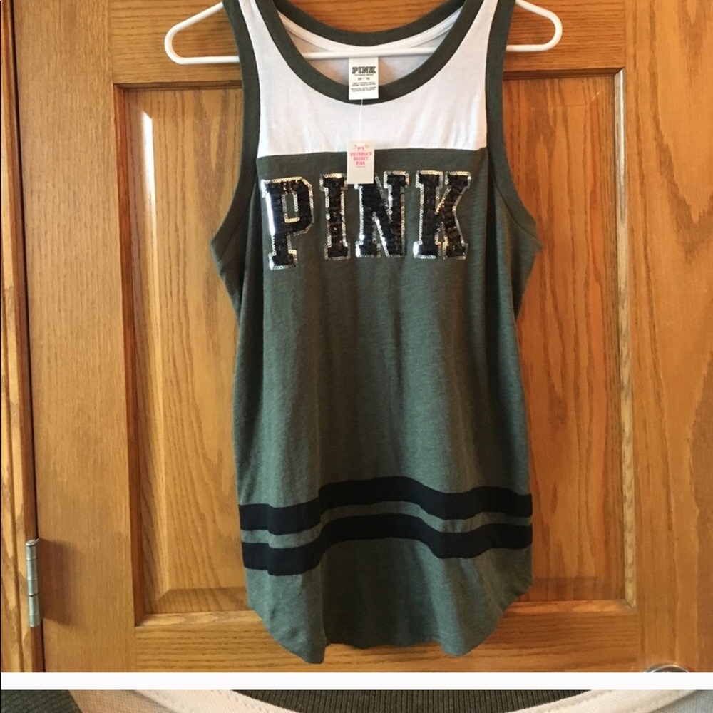 Vs Pink bling tank